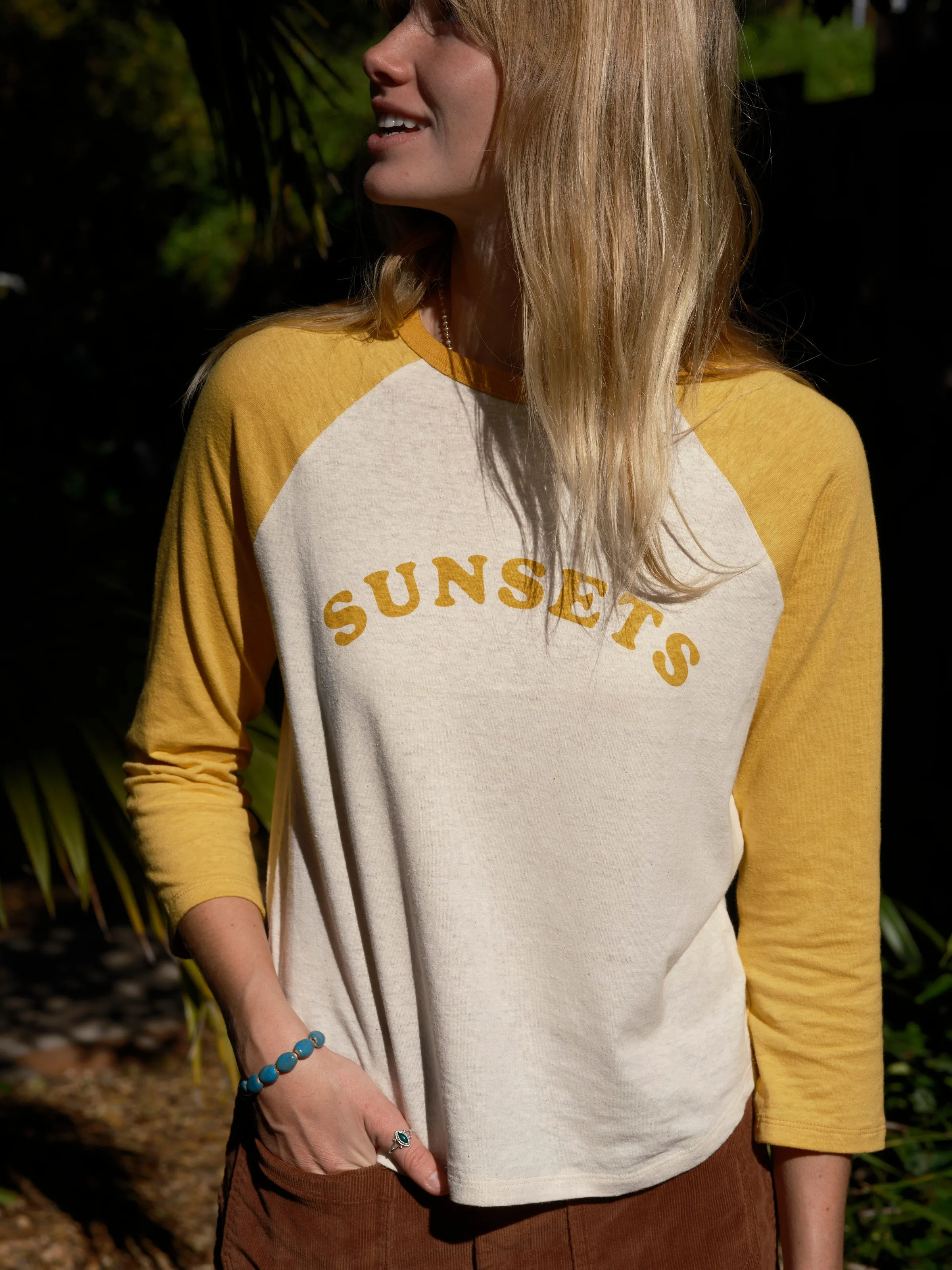 Sunsets Baseball Tee