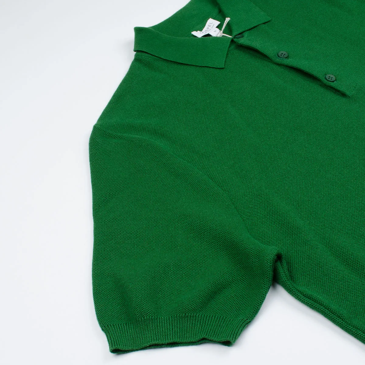 Sunspel - Fine Texture Polo - Basil