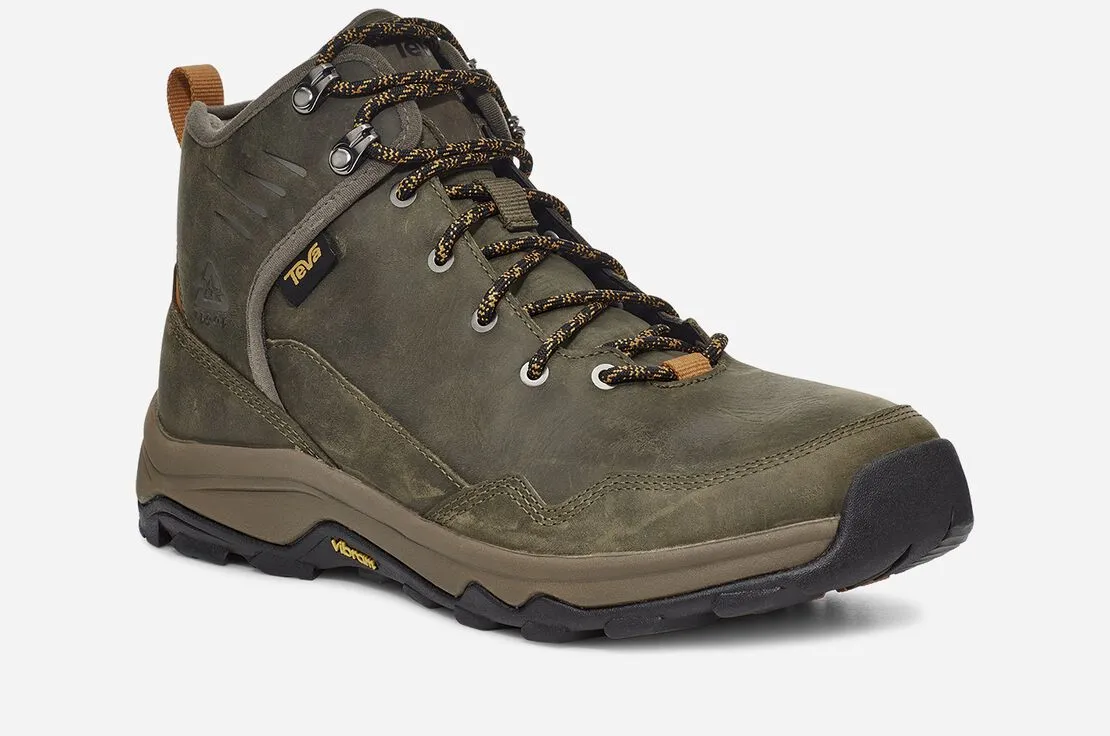 Teva Mens Riva Mid Hiking Boots- Dark Olive