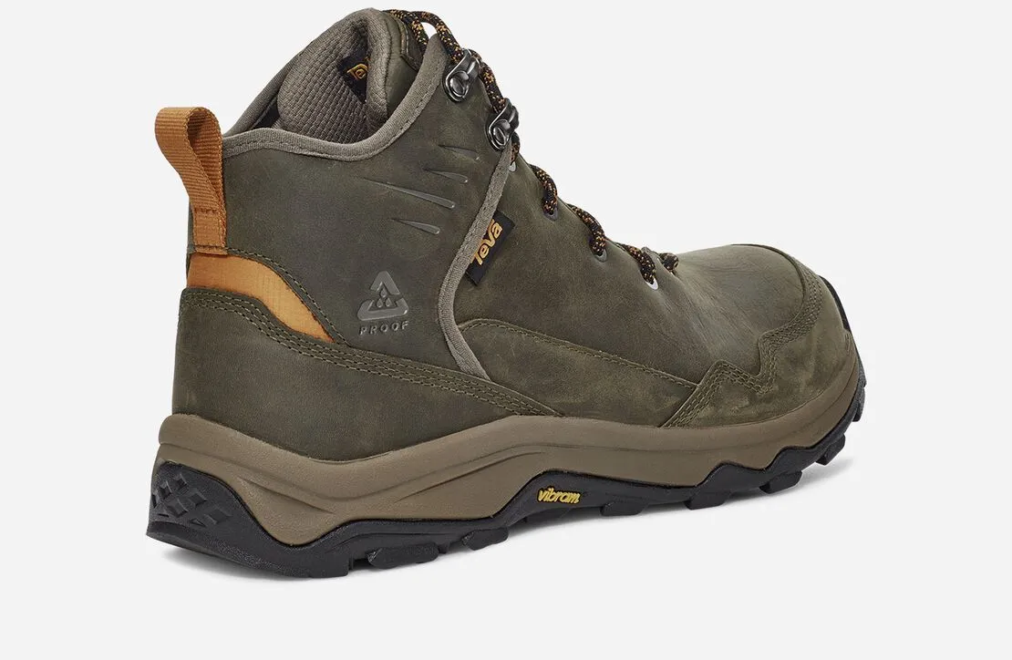 Teva Mens Riva Mid Hiking Boots- Dark Olive