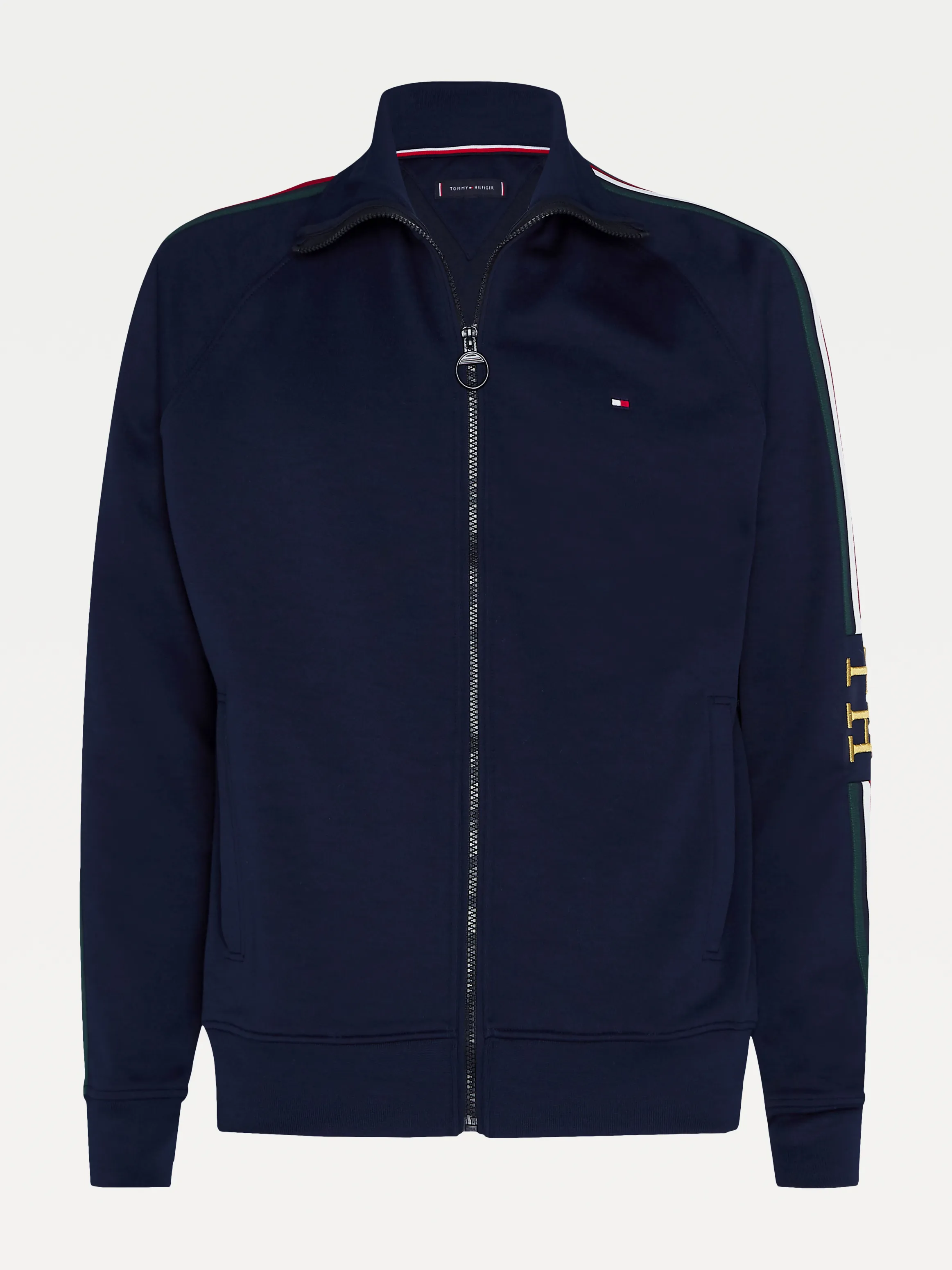 Th Monogram Embroidery Zip-thru Sweatshirt | Sweatshirts & Hoodies | Tommy Hilfiger