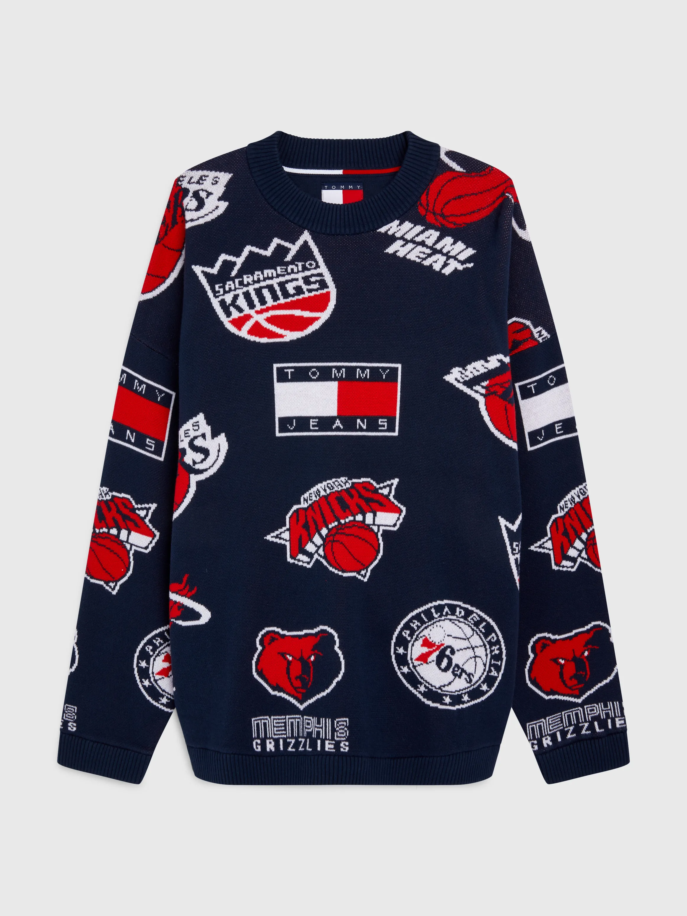 Tommy Jeans & NBA Jacquard Jumper | Sweatshirts & Hoodies | Tommy Jeans