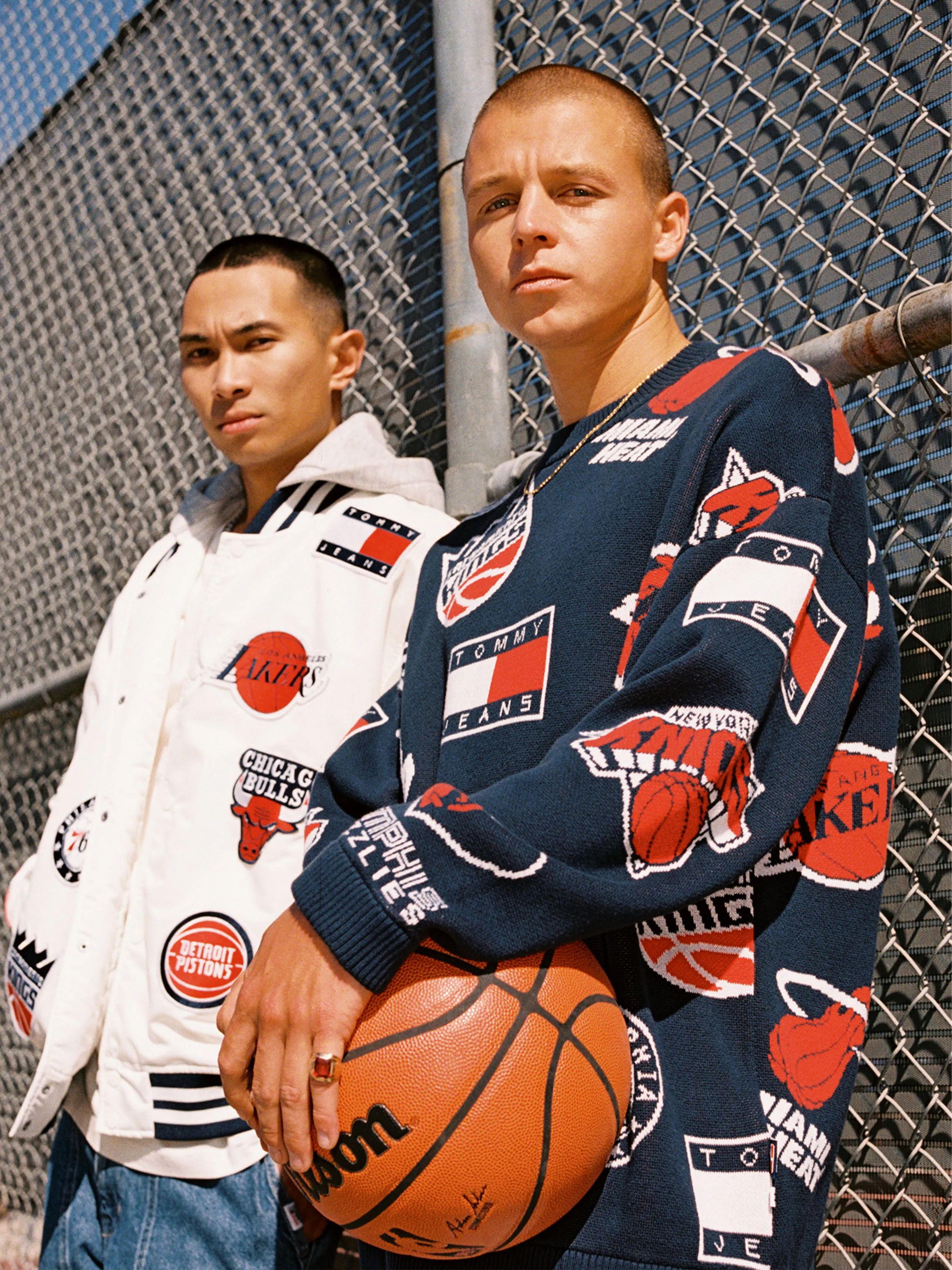 Tommy Jeans & NBA Jacquard Jumper | Sweatshirts & Hoodies | Tommy Jeans