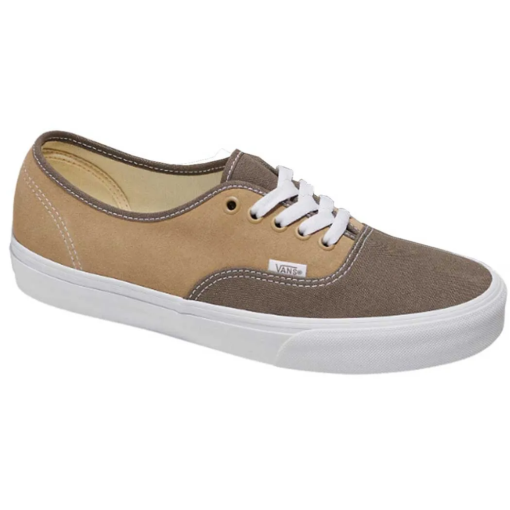 Vans Authentic Sneaker Canvas/ Suede Block Brown (Men's)