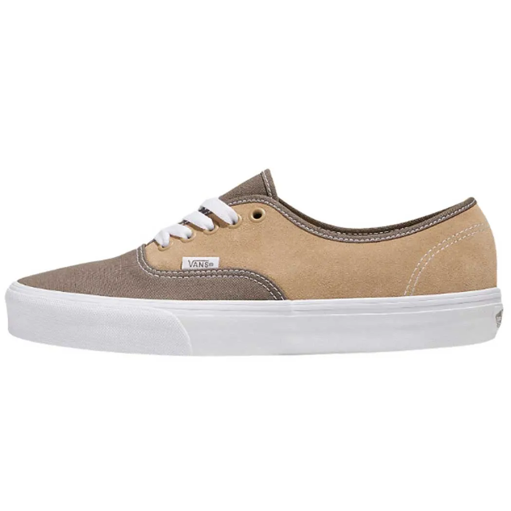 Vans Authentic Sneaker Canvas/ Suede Block Brown (Men's)