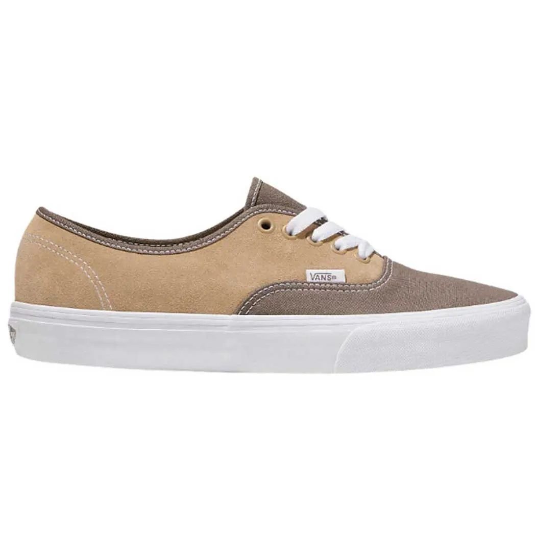 Vans Authentic Sneaker Canvas/ Suede Block Brown (Women's)