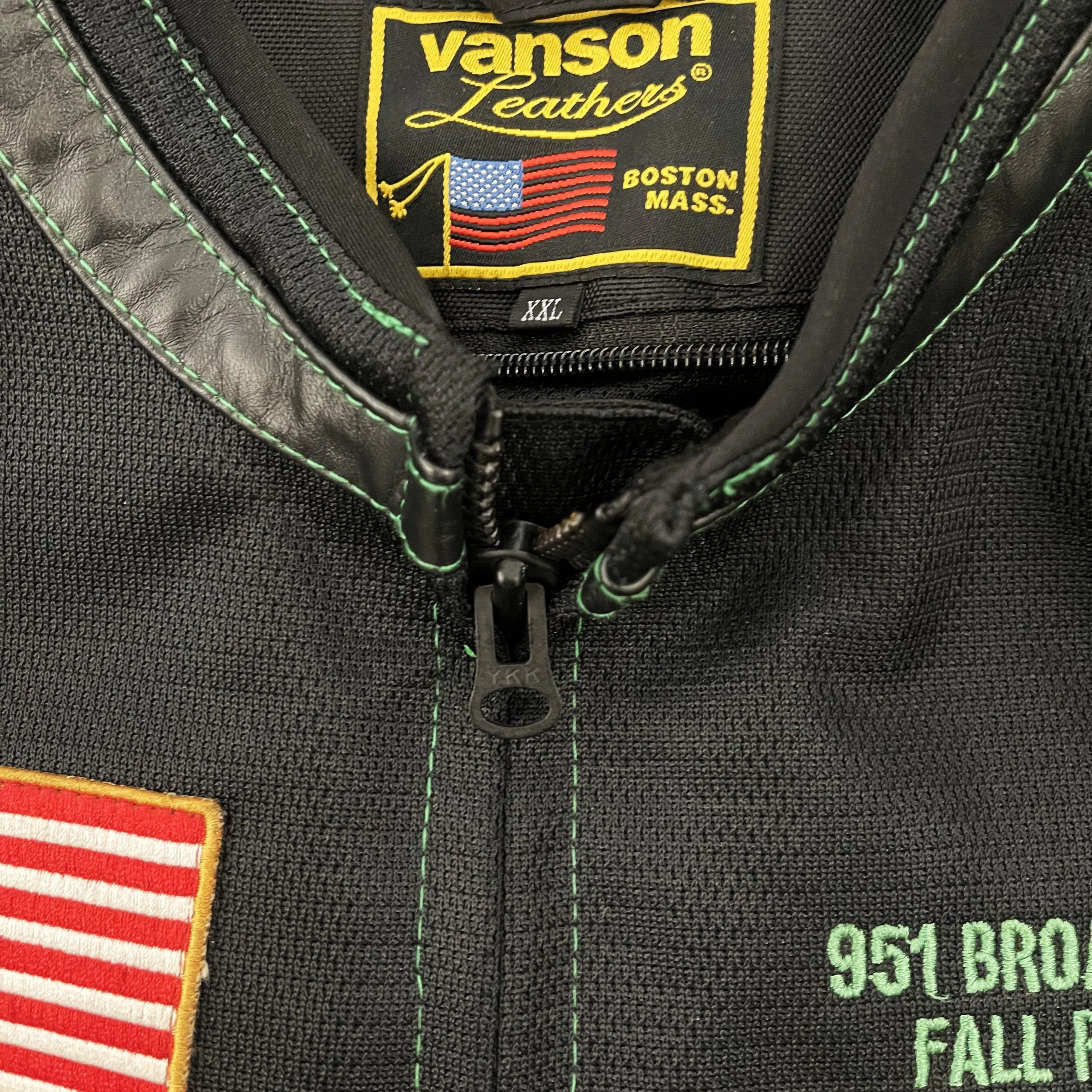 Vanson Leathers Motorcycle Mesh Racer Jacket