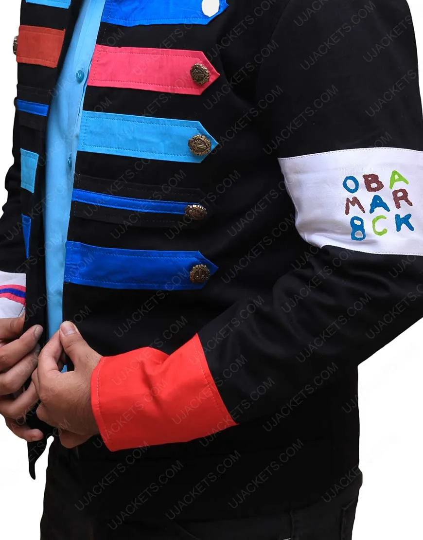 Viva La Vida Jacket - Chris Martin Military Jacket on Ujackets