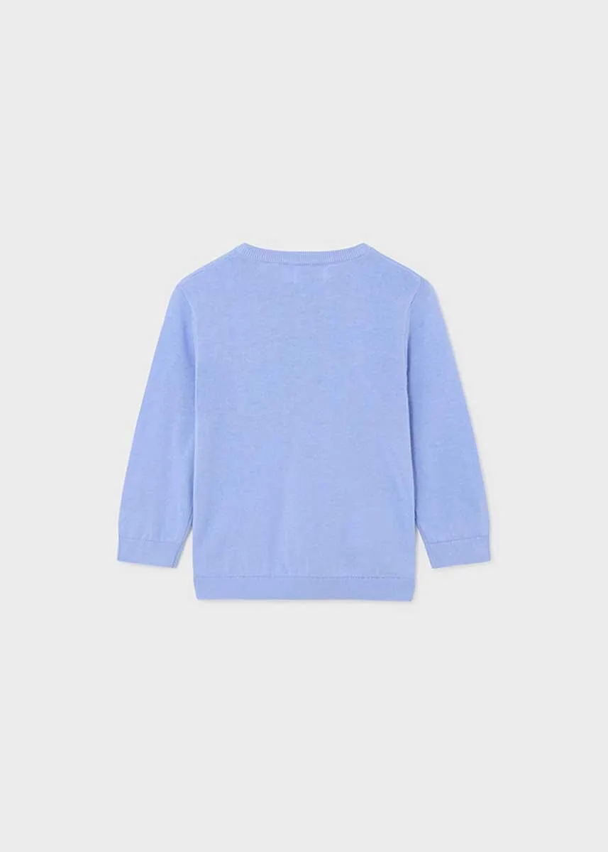 Wells Baby Henley Sweater - Cloud