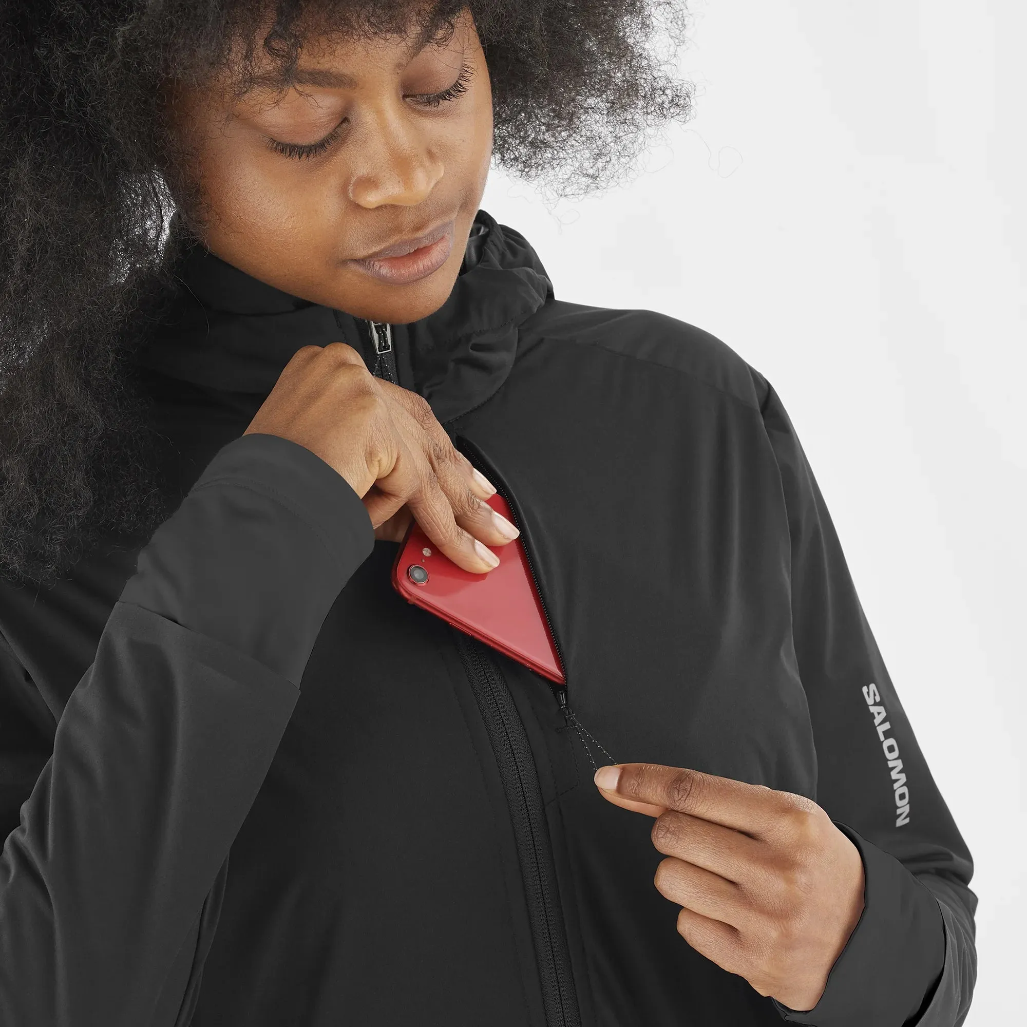 Women’s Light Shell Jacket (Deep Black)