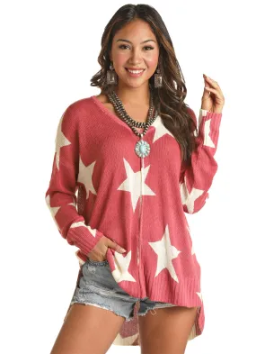 Women's Rock & Roll Cowgirl Sweater #RRWT32RZN1