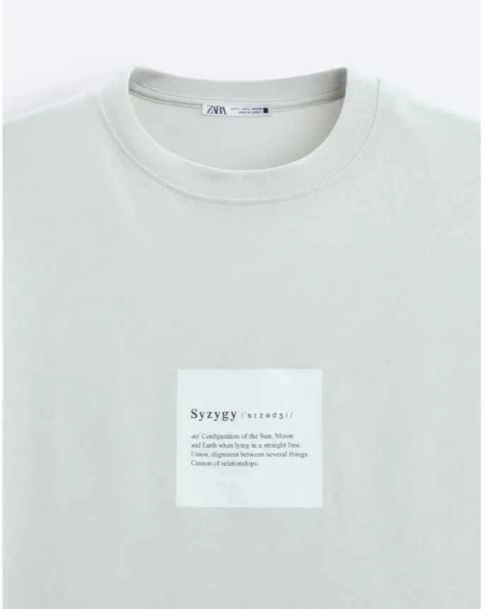 ZARA  |Cotton Short Sleeves T-Shirts